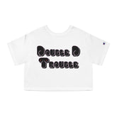 Double D Trouble - Women's Crop Top - Witty Twisters Fashions